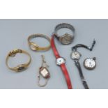 A wristwatch by Maro together with a collection of wristwatches