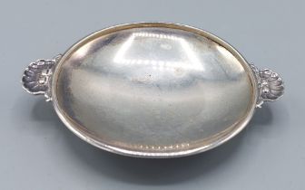 A Sterling silver bowl by Georg Jensen, 1.5ozs, 7.5cms diameter