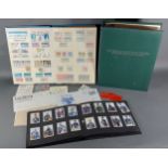 The Official Collection Of World Wildlife First Day Covers together with an S.G. stock book of