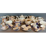 A collection of 19th Century English tea ware