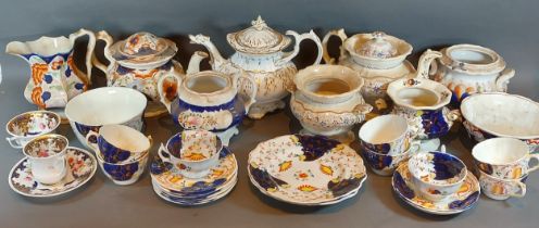 A collection of 19th Century English tea ware