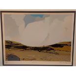 Margo Maeckelberghe, High Sky, Signed, limited edition screenprint number 69/100 from the Penwith