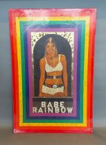 Peter Blake, Babe Rainbow, from the edition of 10,000, screenprint on pressed tin, 66cms x 44cms