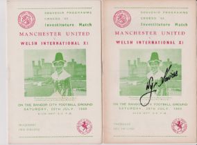 Ticket and 2 programmes from the CROESO 69 Investiture Match Wales International X1 against