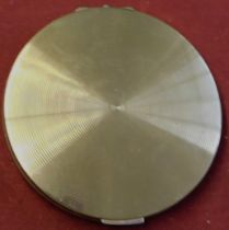 Stratton Gilt Powder Compact - crème puff, very good condition