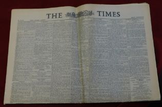 The Times Newspaper 1953 - Mostly advertising, good condition