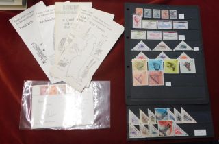 Great Britain offshore Islands Lundy 1953-1981 collection of 36 different m/m stamps, 3x Picture