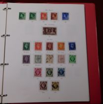 Great Britain 1840-1973 Stanley Gibbons album in box with described pages for year issues, also