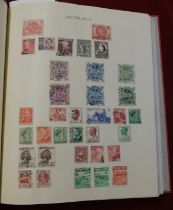 Great Britain and Commonwealth collection in a red Simplex album up to early QEII fine used,