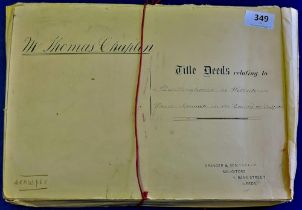 Thomas Chalin - Title Deeds relating to Dwelling House, Ipswich interesting lot