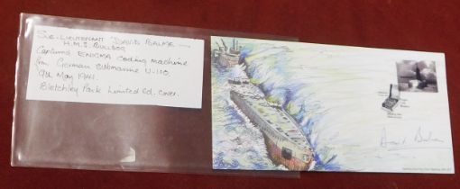 Great Britain 2001 (10 April) Bletchley Park Post Office limited edition cover, Submarine 2nd