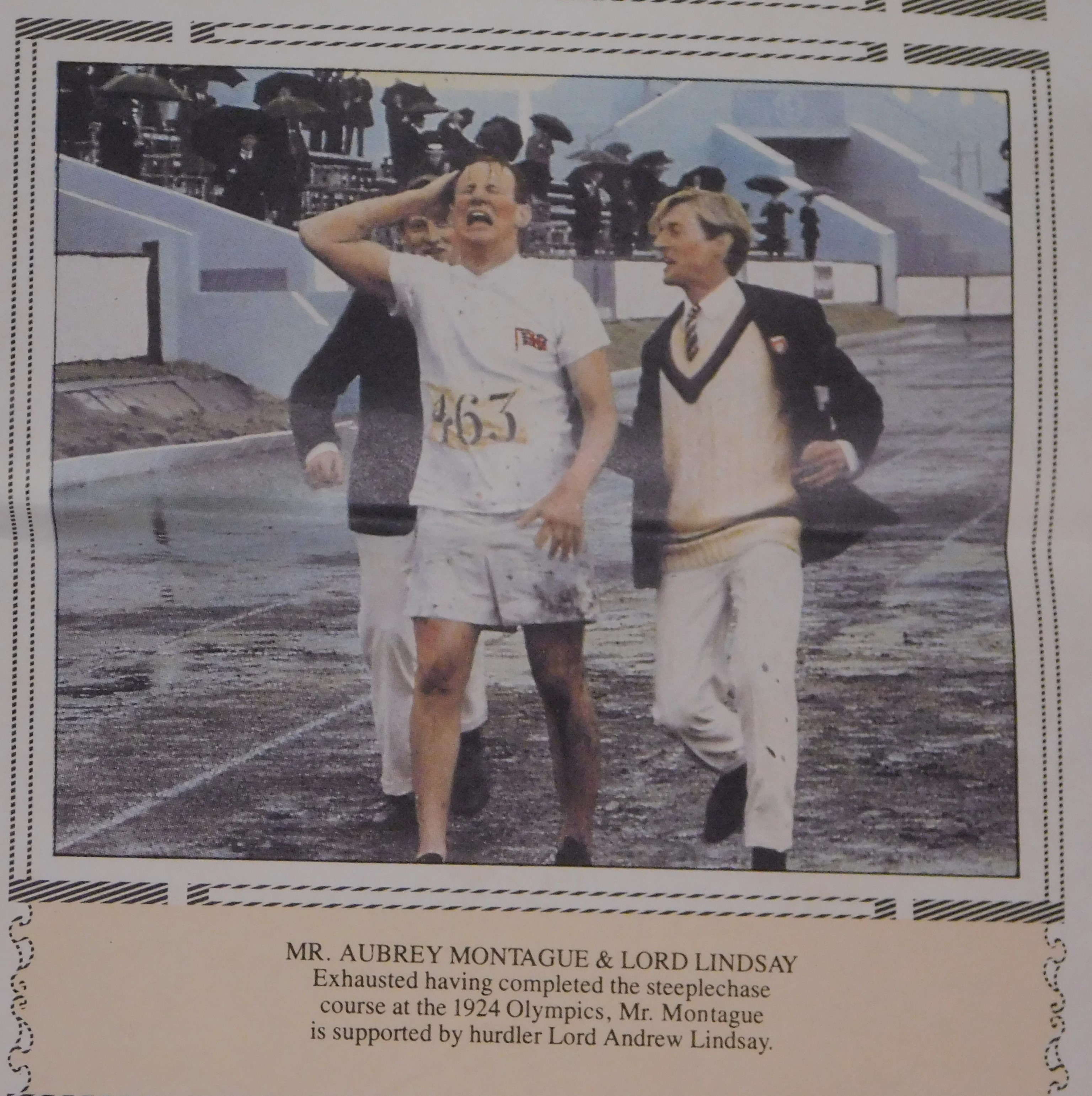 Poster - Chariots of Fire 1981, chosen for the Royal Film Performance 1981, showing 14 photos of the - Image 4 of 6