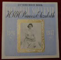 Booklet - Pictorial Souvenir H.R.H Princess Elizabeth 1926-1974, black and white photos, good