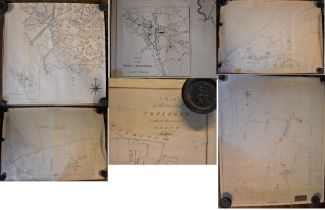 Posters - Map of the Town of Swaffham and surrounding areas. Vintage measurements 61cm x 61cm,