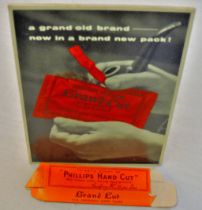 Advertising - Godfrey Phillips Grand Cut Flake free standing with packet. Nice condition.