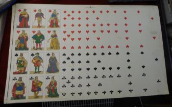 Playing Cards, Edoardo Pignalosa-Napoli 1940s (uncut playing cards) very good condition