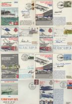 Great Britain 1974-80 group of (10) Royal Navy related commemorative covers, many signed and all