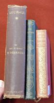 (3) Books - Lothair' by B.Disraeli 1870, The Virginians 1910, William Makepeace Thackeray, Louise De
