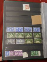 Great Britain 1952-1970 QEII stock book, u/m and used Machins and Commemoratives, some FDCs. Large