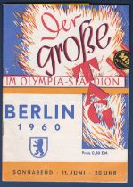 Olympics - Der Grosse Tag (The Great Day) in Olympia Stadium Berlin, 1960. With original inserts and
