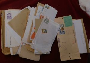 Scouts - Assorted envelopes including Airmails, many Kings Lynn related, Seed Merchants etc. Loose