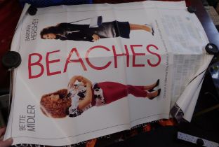 Posters - 'Beaches' Starring Bette Midler. Measurements 100cm x 76cm, 'The Assistant' starring