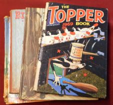 (4) Annuals - The Buccaneers 1959, Billy The Kid 1959, The Topper 1969, The Lone Ranger, good to