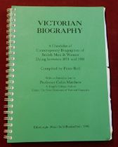 Book - Victorian Biography, Biographies of British men & Women Dying between 1851 - 1901, very