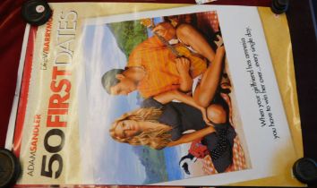Film Posters (4) - Hotel - Eli Roth, 50 First Dates - Drew Barrymore, 13 Going on 30, Jennifer