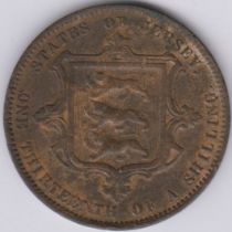 Jersey 1870 one thirteenth of a Shilling, GVF/NEF with considerable lustre
