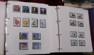 Great Britain 1978-1991 2x Stanley Gibbons albums with u/m and m/m Commemoratives