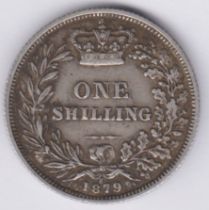 Great Britain 1879 Victoria Shilling, GVF