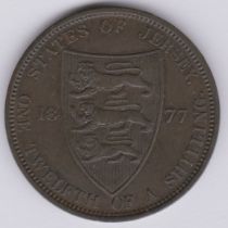 Jersey 1877 1/12th of a Shilling, GEF