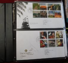 Great Britain 2005-2008 Kestral Cover album with (84) FDCs posted to same address