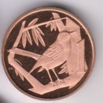 Cayman Islands1974 Proof range, 1 cent, 5 cents, 10 cents, 25 cents, 50 cents and 1 Dollar (6)