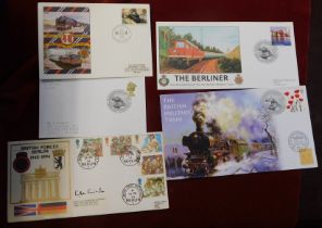 Great Britain/Germany - Berlin 1985-2012 group of 4 covers issued for the 40th anniv and 21st