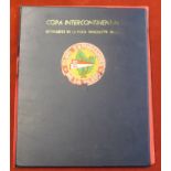 A black and red Official Folder for the Estudiantes v Manchester United World Club Championship