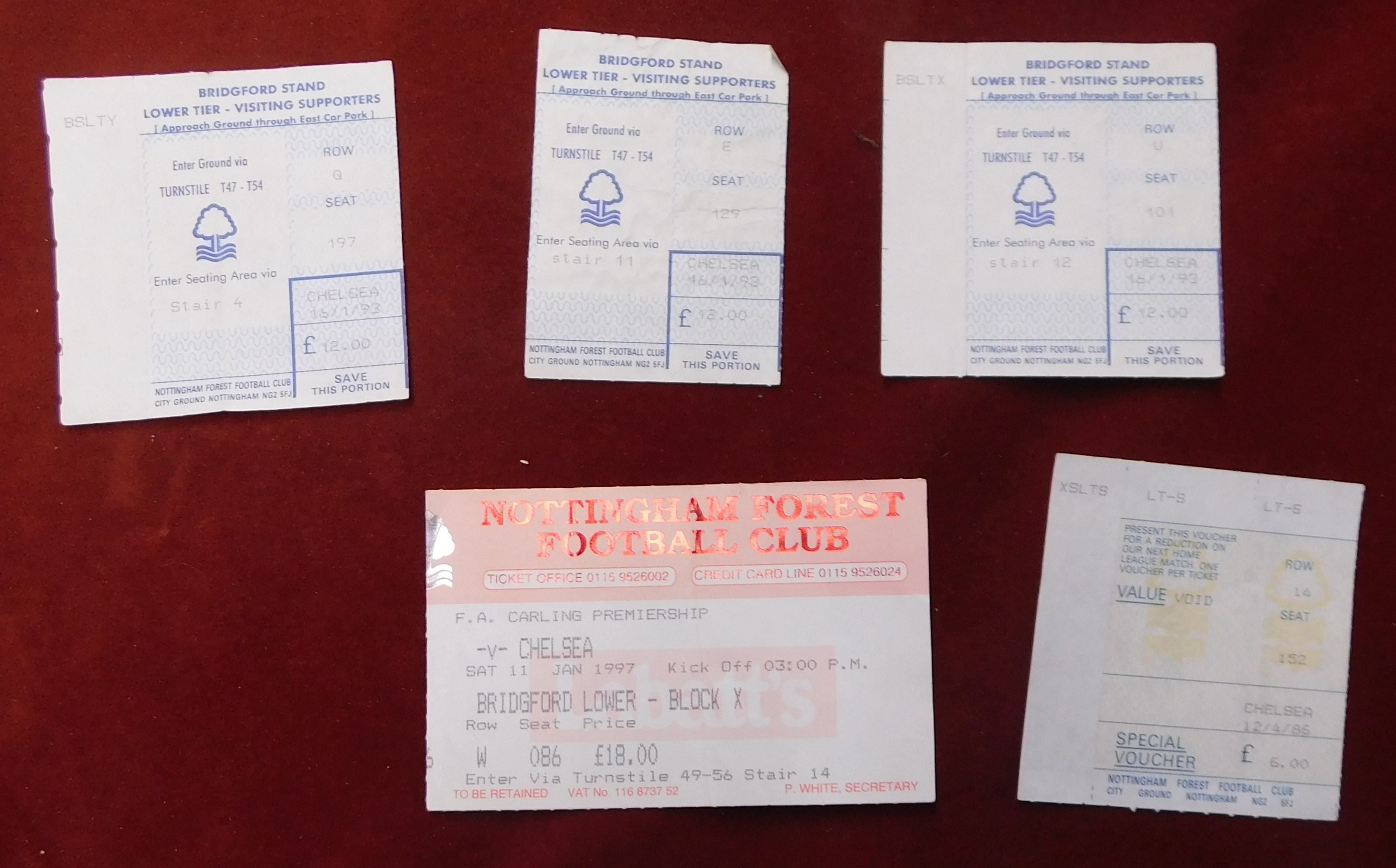 A large collection of 500+ Chelsea away tickets predominantly from matches in the 1980s, 1990s, - Image 22 of 24