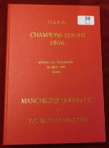 Bound programme for the Manchester United v Bayern Munich Champions League Final in Barcelona 26th