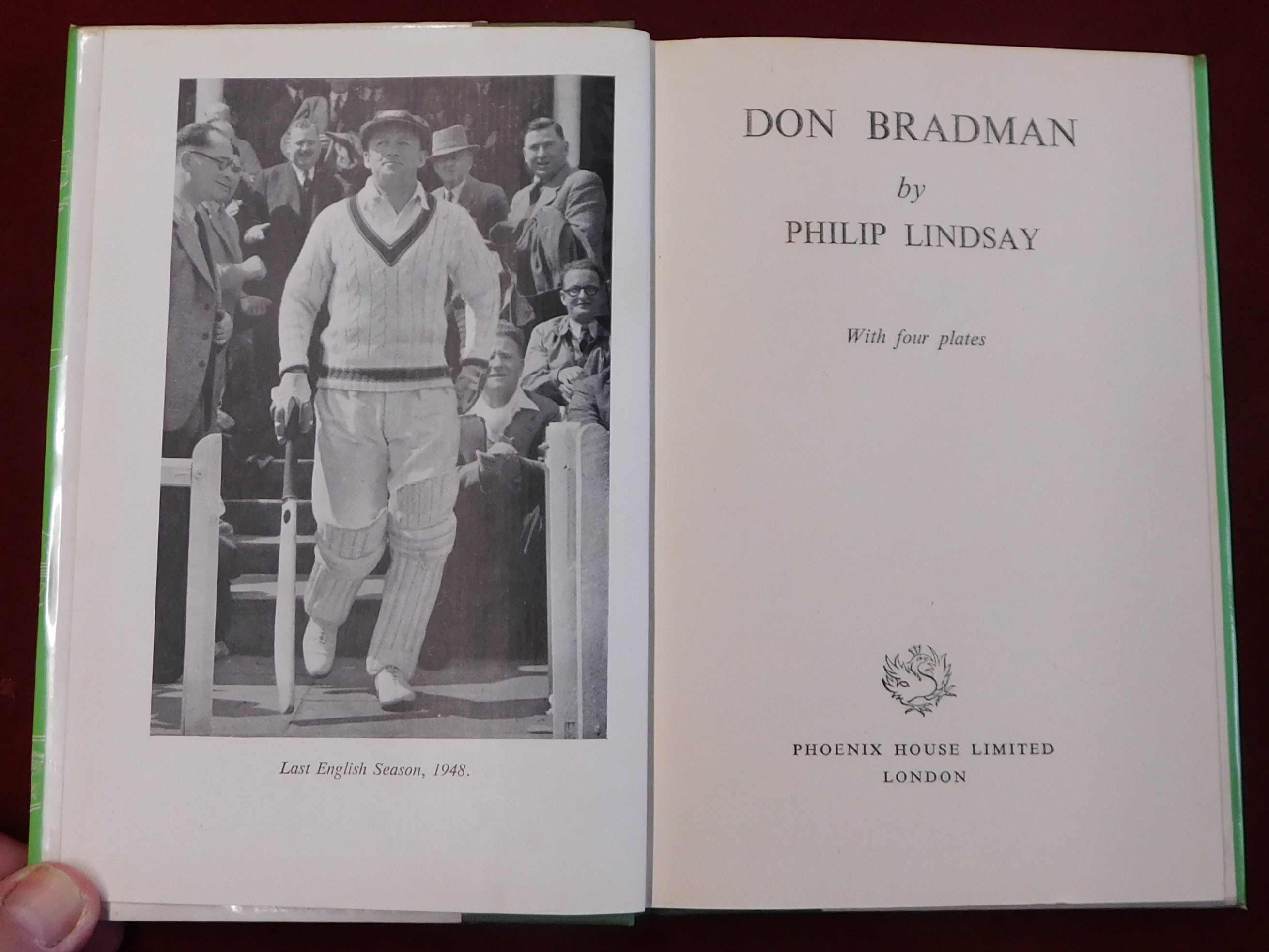 Books (7) Cricketing Lives includes Maurice Tate, Plum Warner, Len Hutton, C.B. Fry, Don Bradman, - Image 6 of 8