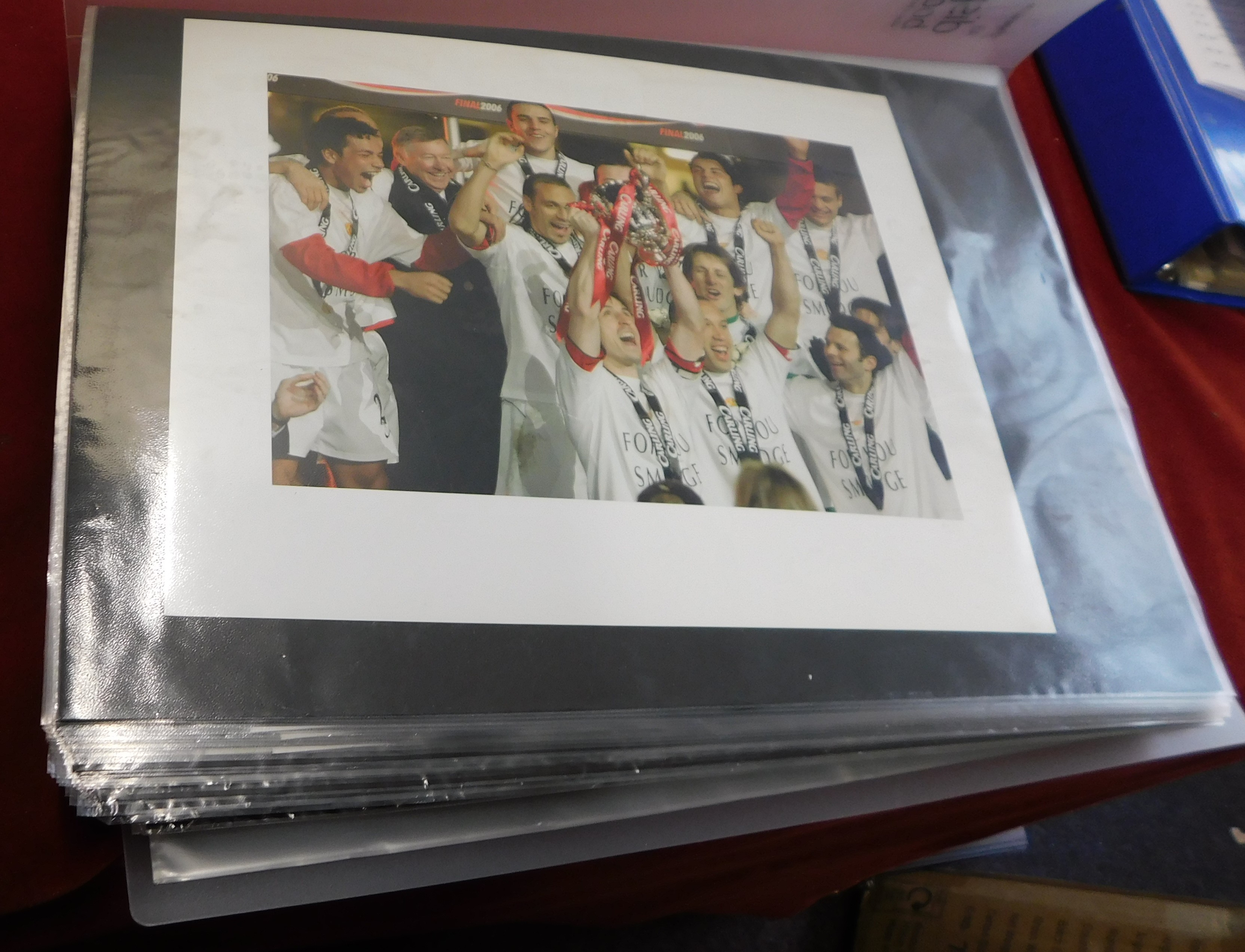 A large folder of items relating to the Manchester United Neville brothers Gary and Philip. There