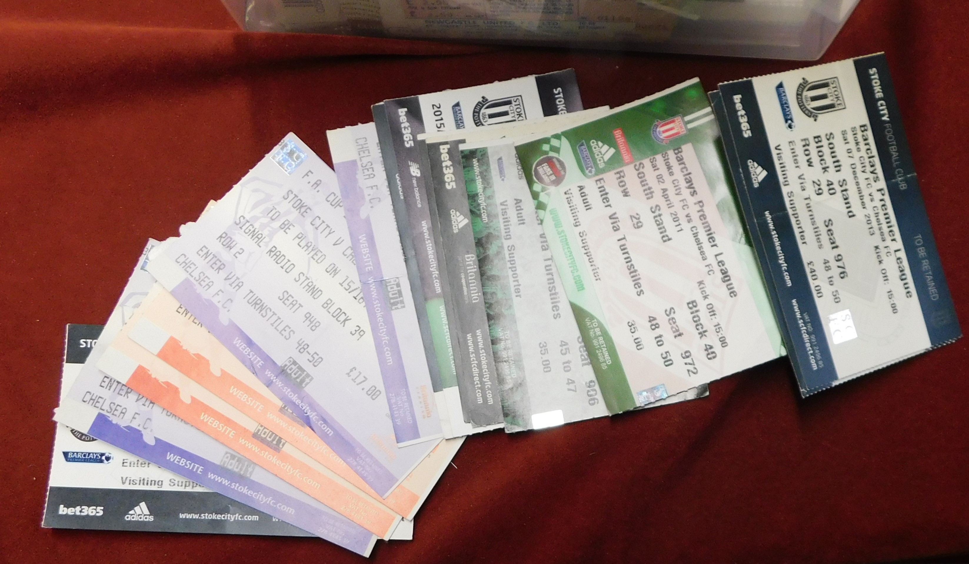 A large collection of 500+ Chelsea away tickets predominantly from matches in the 1980s, 1990s, - Image 12 of 24