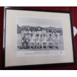 Cricket - 1956 E W Swanton's XI v West Indies vintage cricket photo, fine team photo Stewart, Tyson,