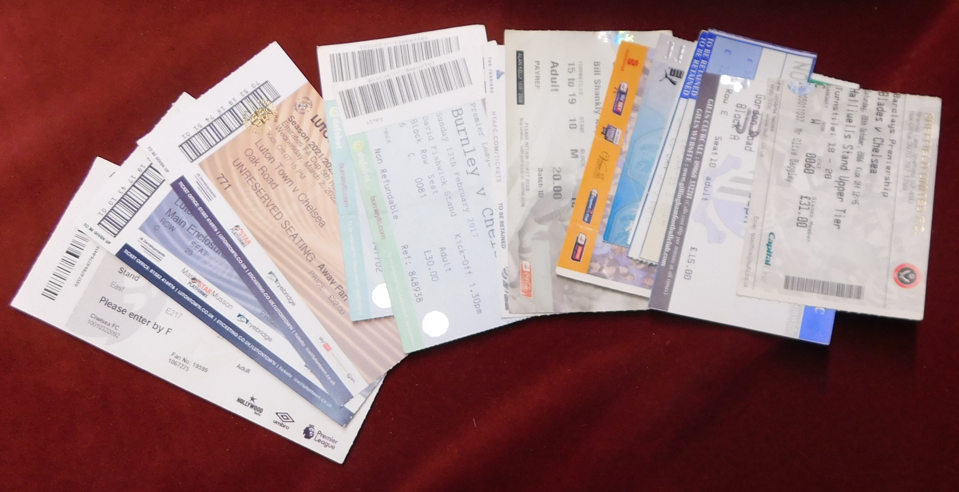 A large collection of 500+ Chelsea away tickets predominantly from matches in the 1980s, 1990s, - Image 15 of 24