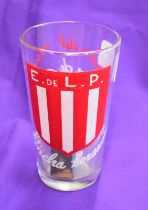 Estudiantes glass made following their win over Manchester United in the World Club Championship