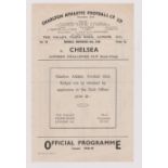 Charlton Athletic v Chelsea London Challenge Cup Semi Final at the Valley 8th November 1948.