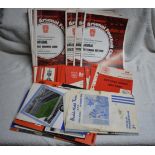 A collection of (72) Arsenal home programmes and 12 aways from the 1950s to the 1970s. Generally