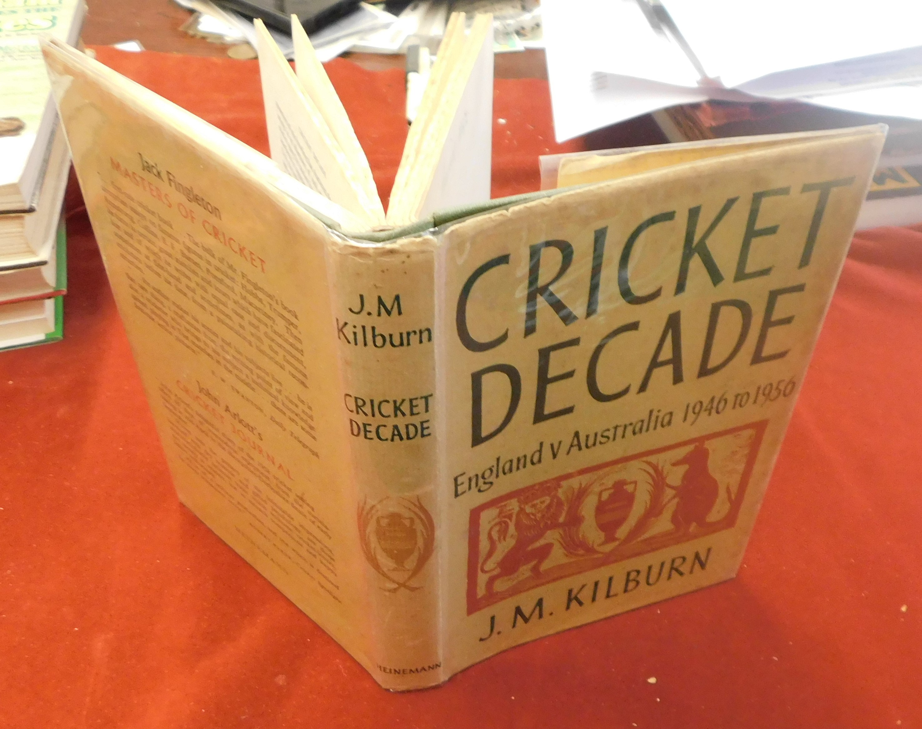 Cricket Book, a range of Australians in England, hardback in good condition, Australians in - Image 4 of 5