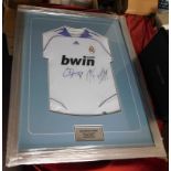 Real Madrid, signed shirt framed, Huntelaar and Diarra, Ramos makes this one. Buyer collects