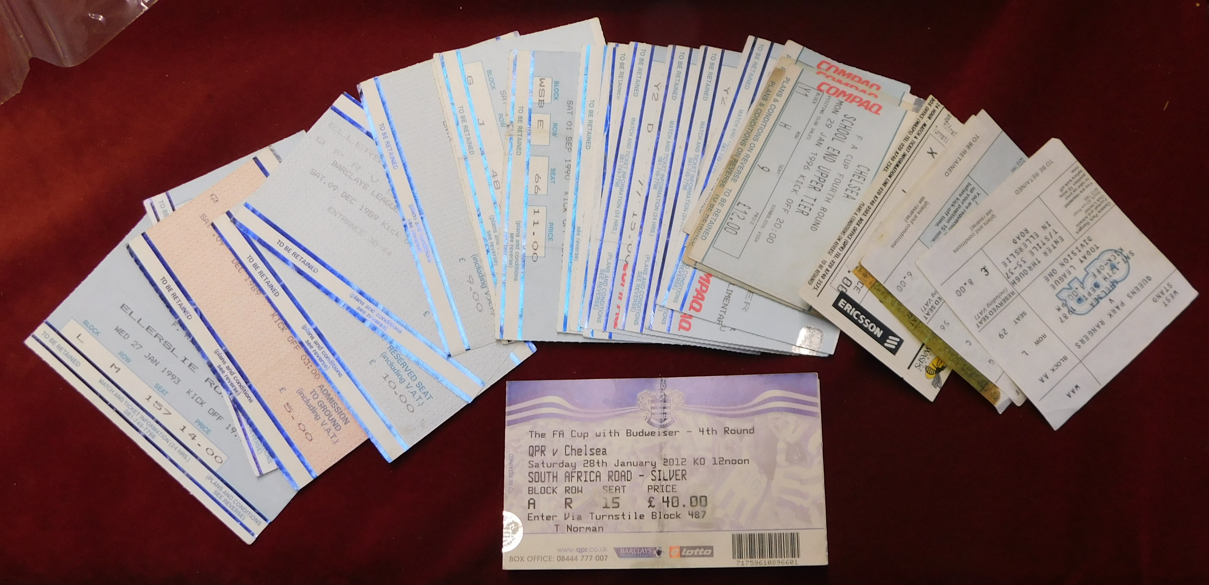 A large collection of 500+ Chelsea away tickets predominantly from matches in the 1980s, 1990s, - Image 17 of 24